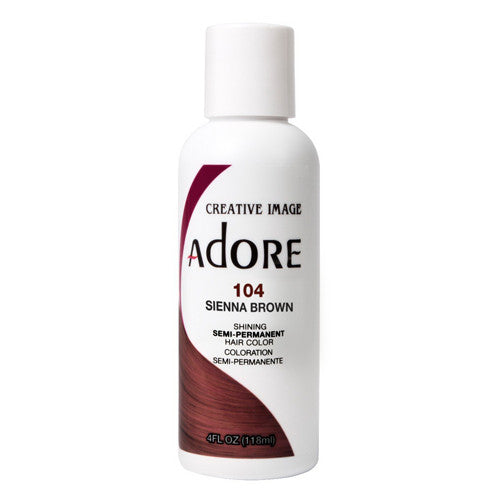 Semi-Permanent Haircolor #104 Sienna Brown Adore, 4 Oz